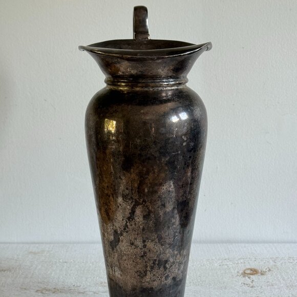 Vintage Large Silver Victorian Water Pitcher - Picture 6 of 10